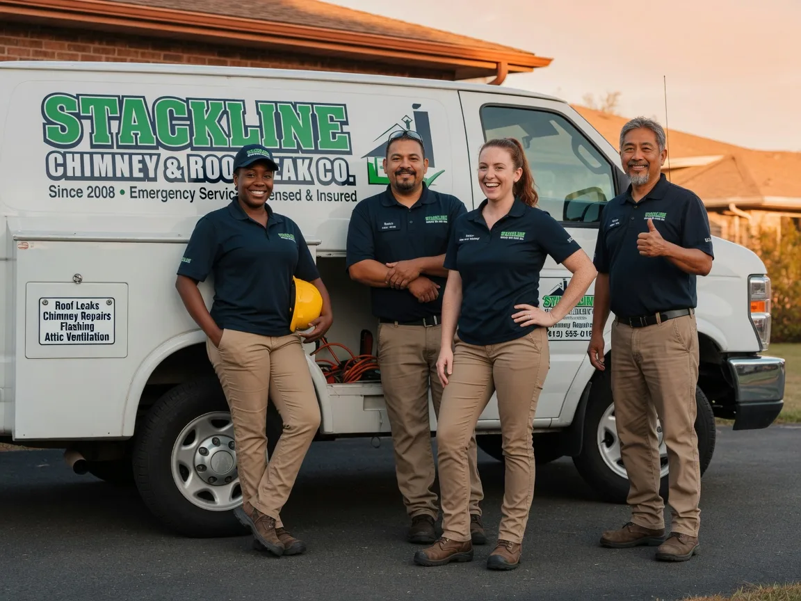 Chimney flashing repair company in Laceyville, PA